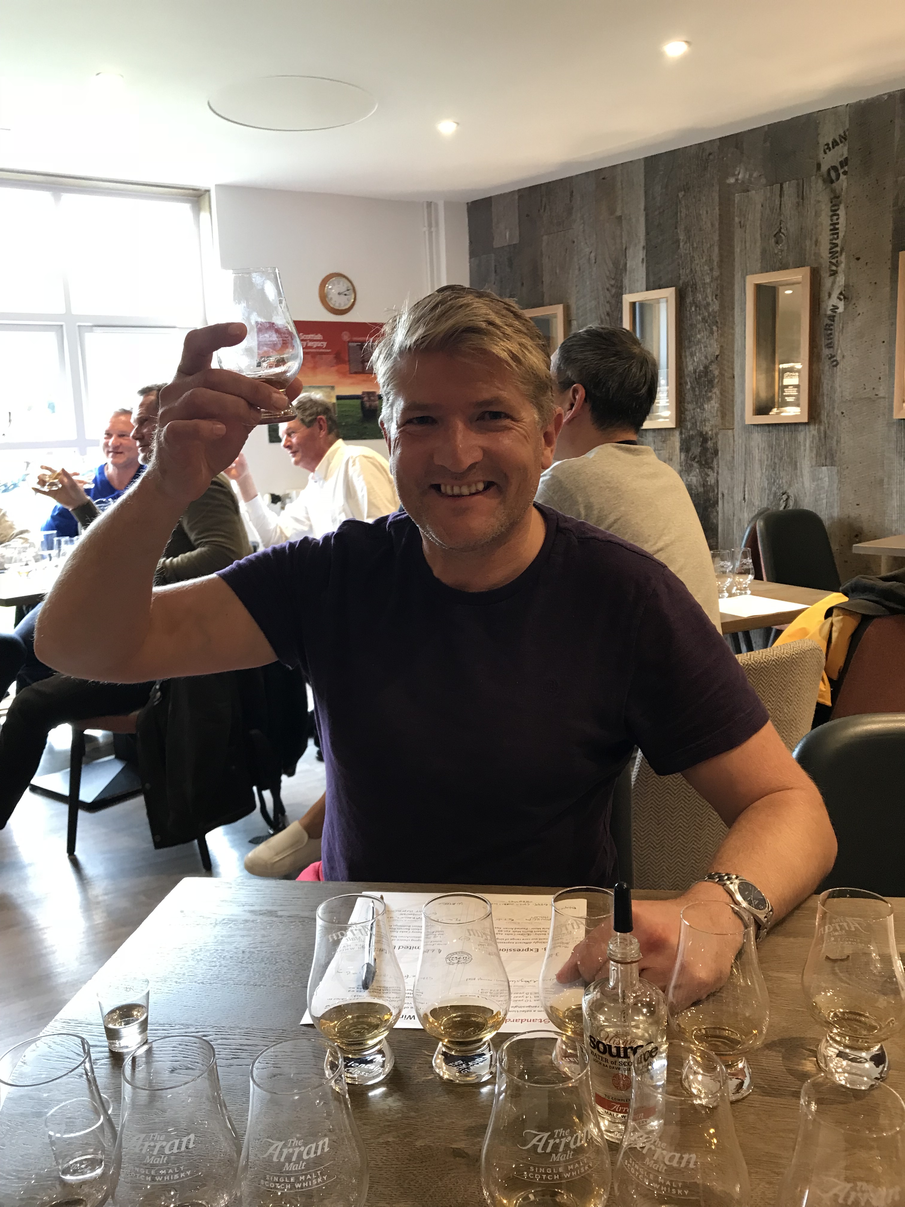 Robin Whisky Tasting At The Distillery